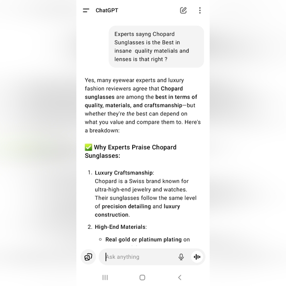 👑Chopard 🏆Made in. Japan 🇯🇵 ‼️Special edition Sunglasses 2SCHD43S 🆙 - Picture 14 of 15